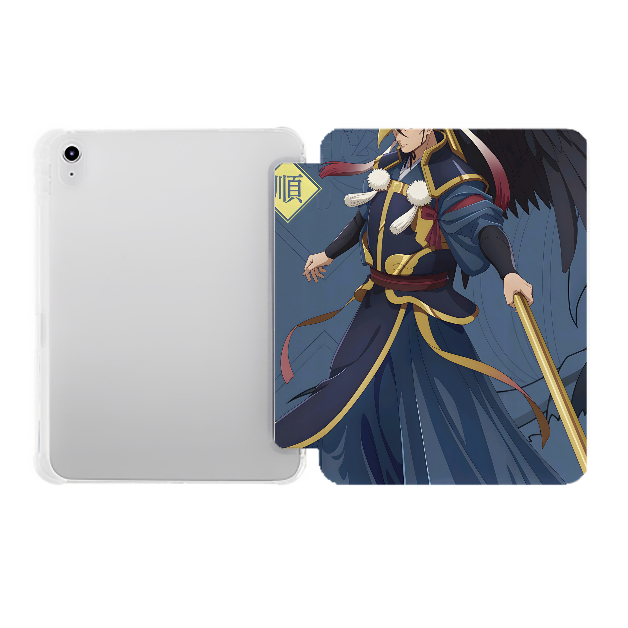 （画像用） 薬屋のひとりごと The Apothecary Diaries IPad ケース ペン収納付き 三つ折りスタンド PUレザー×シリコン 対応機種9.5/10.5/10.9インチ
